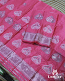 Soft Light Pink Super Semi Pat Mekhela Sador Set for Subtle Elegance