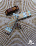 Sky Blue Copper Jari Super Semi Paat Set Mekhela Sador