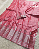 Light Pink Super Semi Paat Set Mekhela Sador