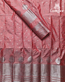 Light Pink Super Semi Paat Set Mekhela Sador