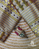 Green Silver Jari Premium Semi paat Set Mekhela Sador