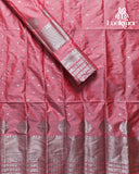 Light Pink Super Semi Paat Set Mekhela Sador