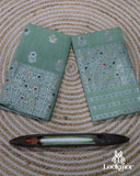 Green Cotton Kesapaat Mekhela Sador