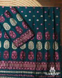 Royal Dark Blue Semi Pat Mekhela Sador with Classic Finesse
