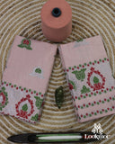 Earthy Light Brown Cotton Kesapaat Mekhela Sador in Vintage Stripe Design with Jura