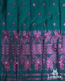 Dark Blue – Regal Dark Blue Semi Pat Mekhela Sador with Graceful Charm