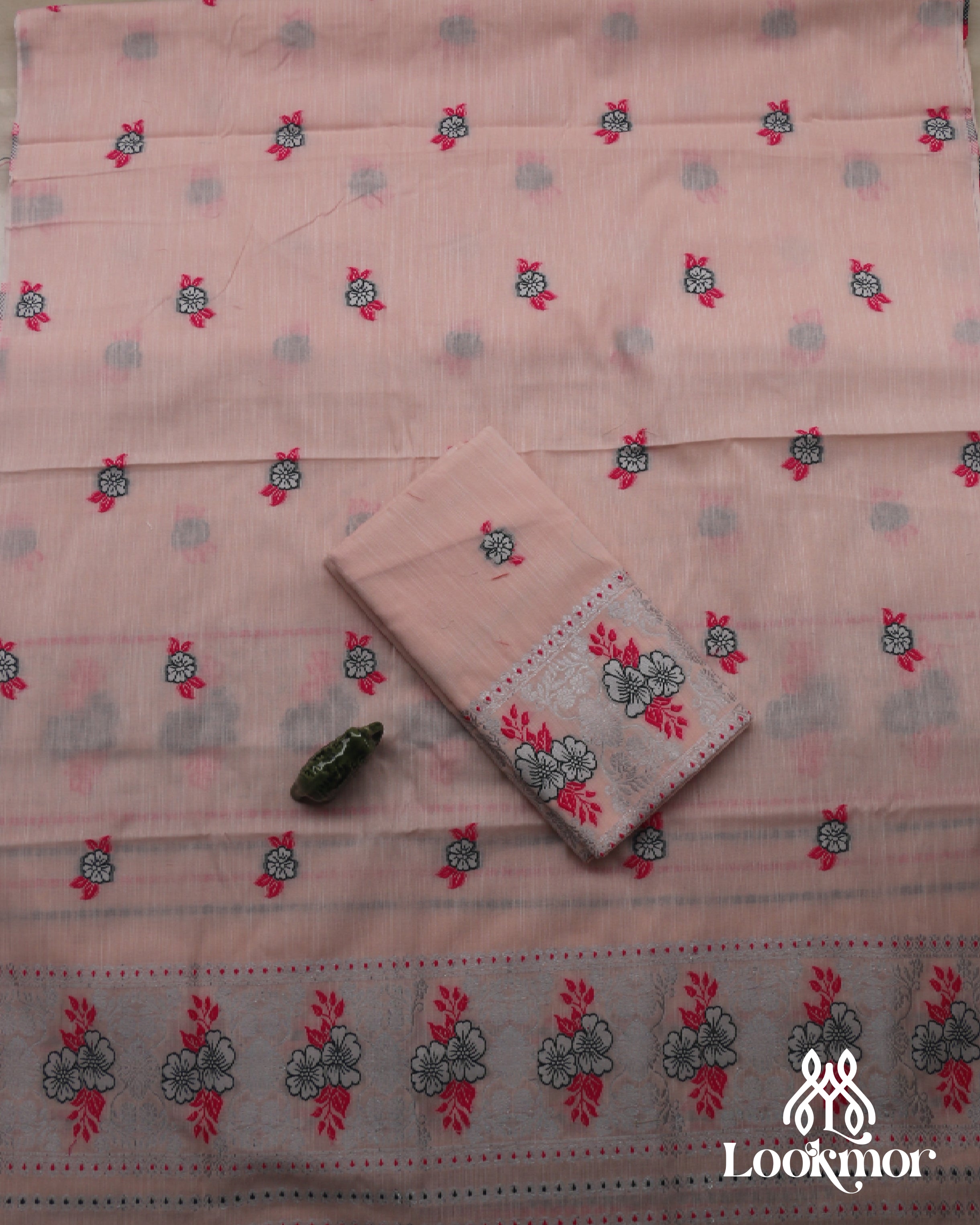 Blush Being Kesapaat Paat Set Mekhela Sador