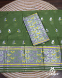 Green Toss Paat Set Mekhela Sador