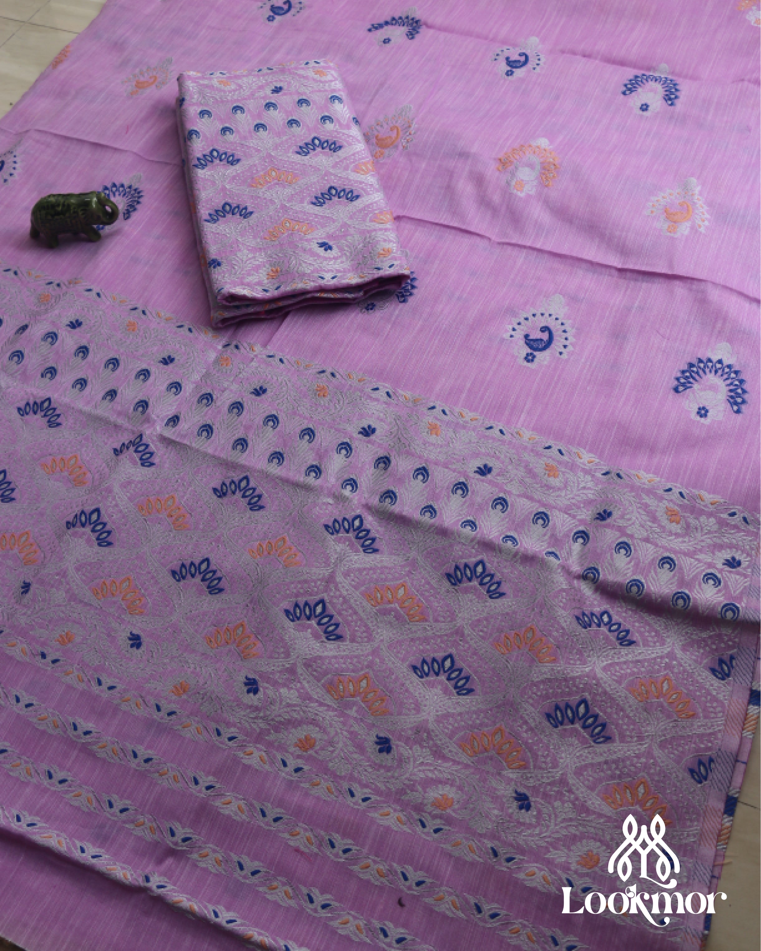 Purple Kesapaat Paat Set Mekhela Sador