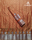 Orange Super Semi Paat Set Mekhela Sador