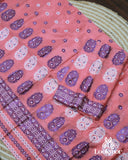 Soft Pink Semi Pat Mekhela Sador with Elegant Heritage Appeal