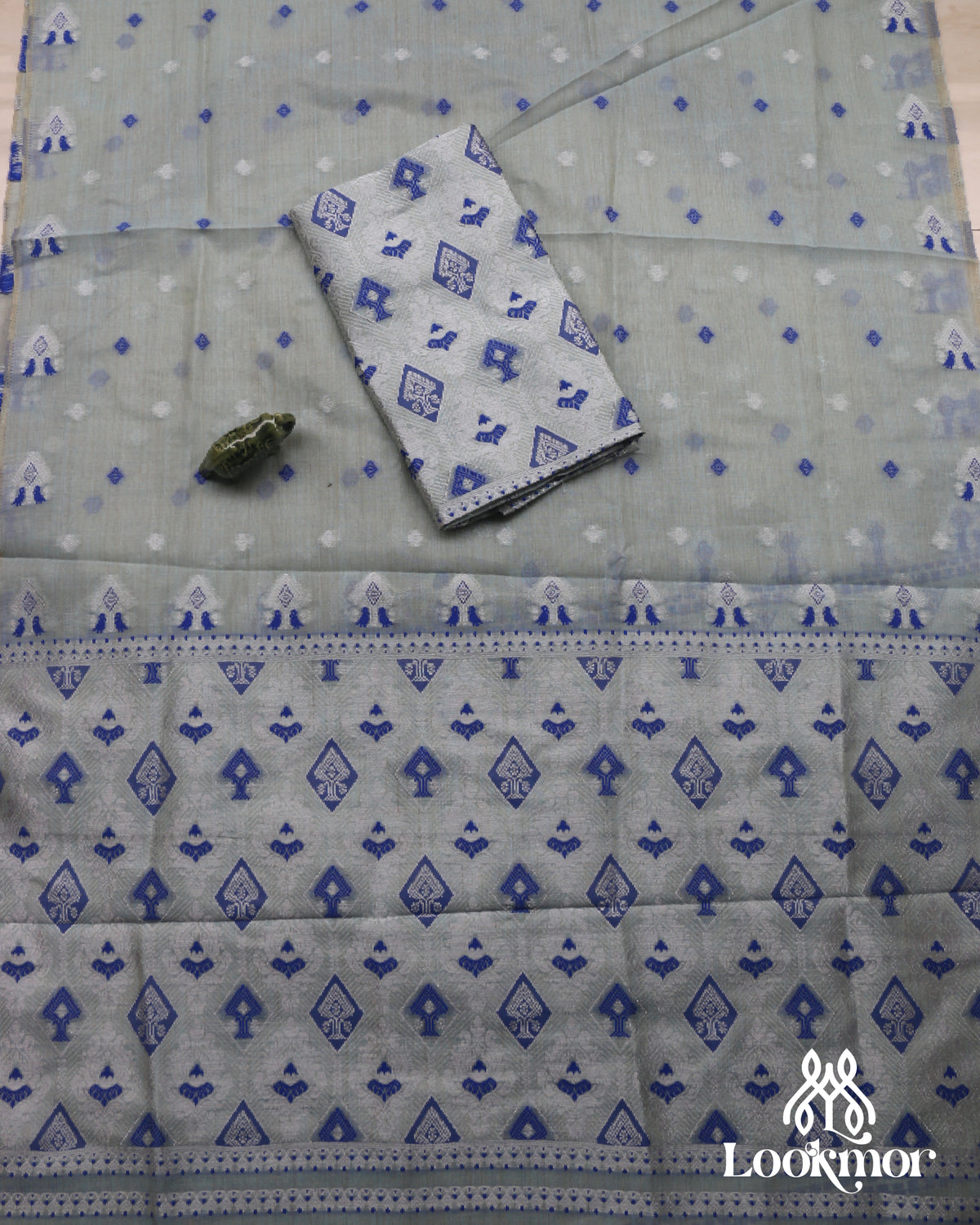 Silver Toss Paat Set Mekhela Sador