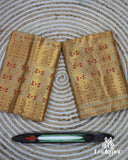 Muga Premium Heavy Set Golden Jari Super Semi Paat Set Mekhela Sador