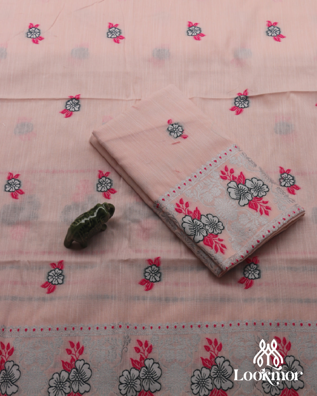 Blush Being Kesapaat Paat Set Mekhela Sador