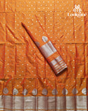 Orange Super Semi Paat Set Mekhela Sador