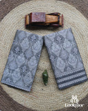 Grey Toss Paat Set Mekhela Sador