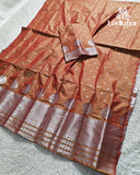 Orange Super Semi Paat Set Mekhela Sador