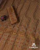 Muga Premium Heavy Set Golden Jari Super Semi Paat Set Mekhela Sador