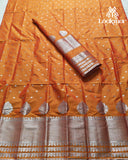 Orange Super Semi Paat Set Mekhela Sador