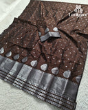 Brown Super Semi Paat Set Mekhela Sador